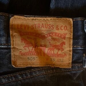 Levi's Men's Dark Indigo Straight Jeans